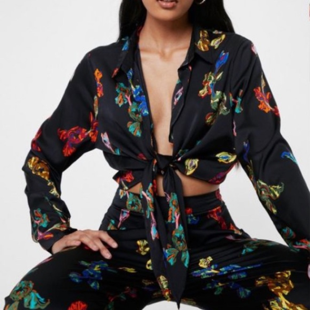 2 piece satin set